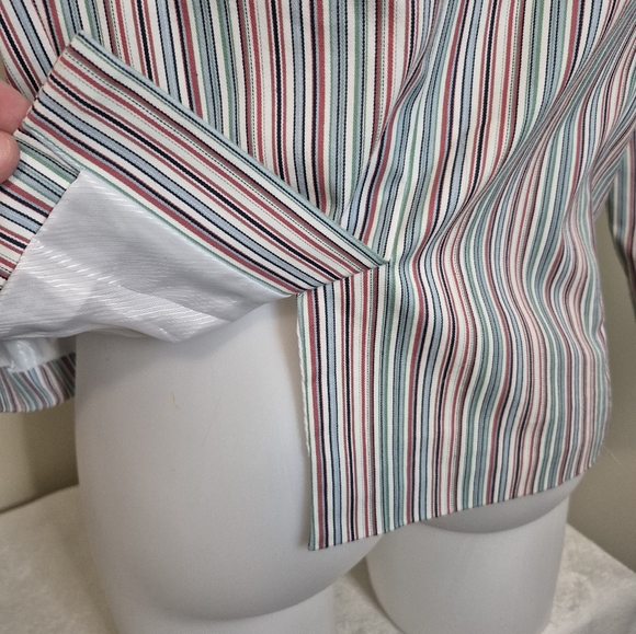 Cute Striped Blazer by FDJ Multi Color - Picture 5 of 11